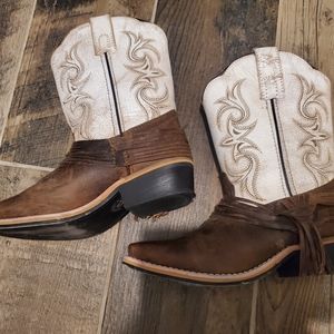 Girls Dan Post Cowboy boots leather